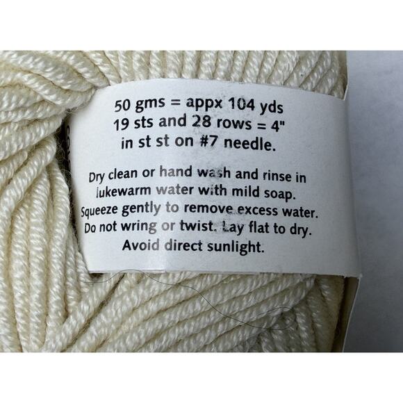 Reynolds PALOMA Yarn Lot of 8 Sand Beige Lambswool Microfiber Blend 50gms Italy - Picture 5 of 7